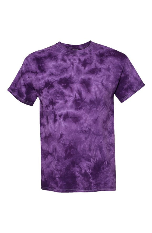 Purple Crystal Tie-Dye Tee