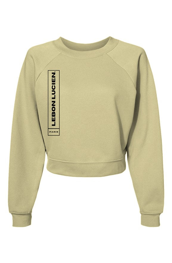 Womens Raglan Pullover Fleece Sweatshirt